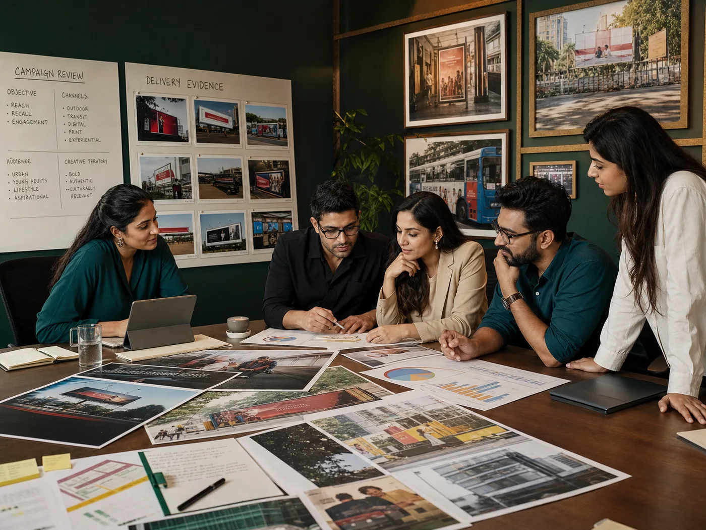 Indian brand and media teams reviewing campaign delivery evidence