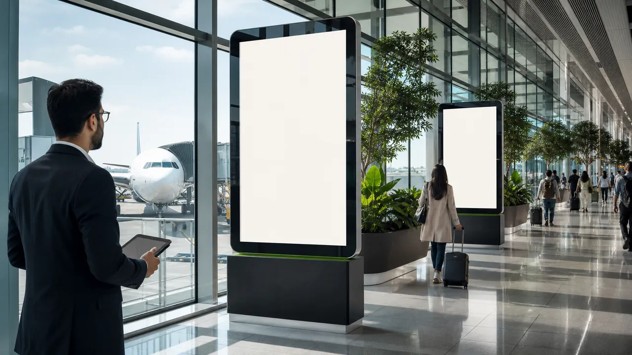 Delhi T3 Backlit Panel — Airport Advertising in Delhi
