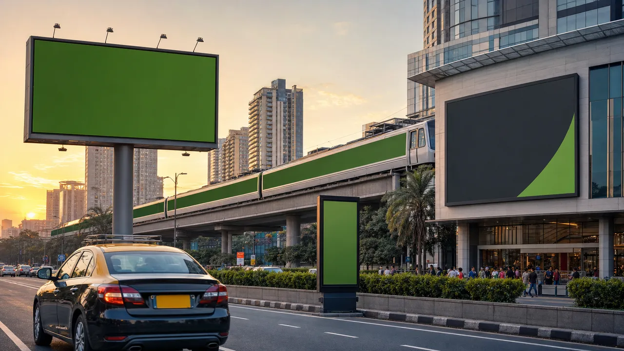 Metro Station Branding — Outdoor in Delhi