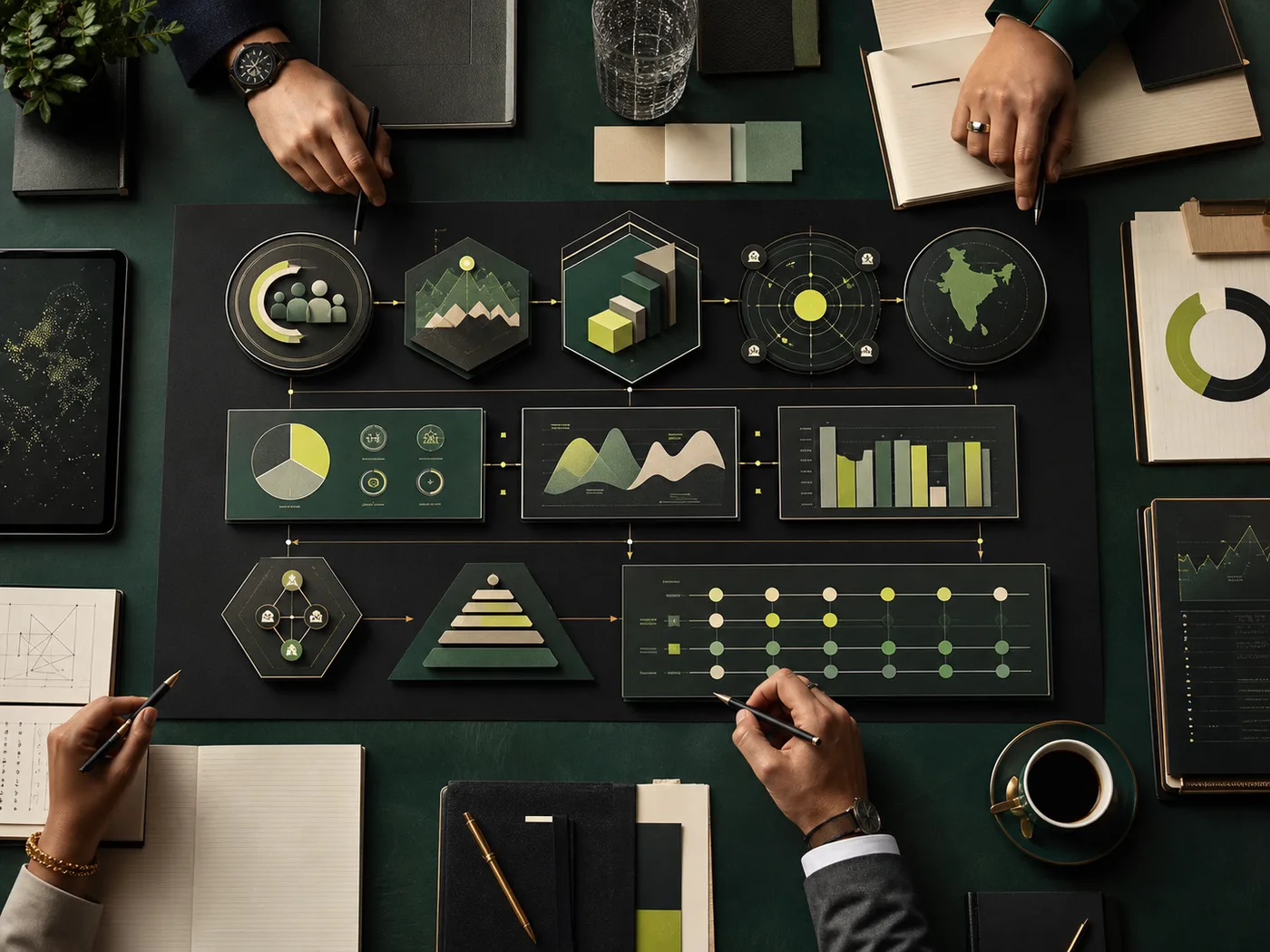 An integrated consulting system connecting customer insight, positioning, channels, economics and execution