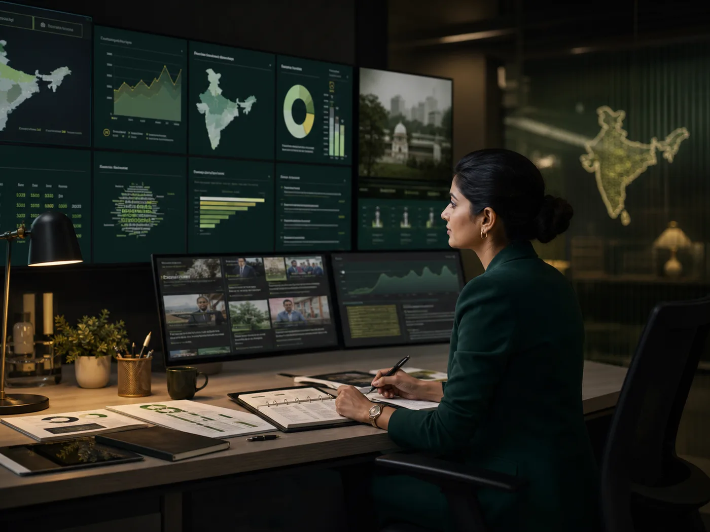 Reputation intelligence analyst monitoring Indian news, search results, reviews and sentiment